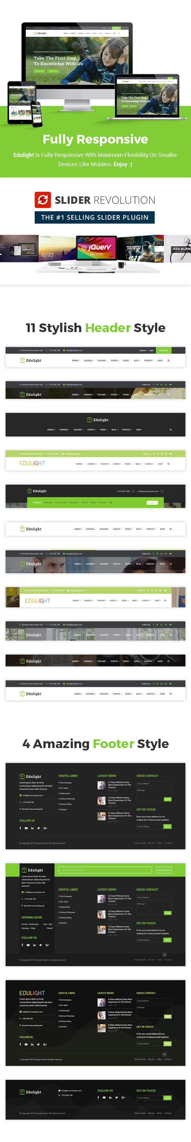 EduLight - University Education Template