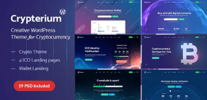 Best WordPress Cryptocurrency Themes 2 Crypterium