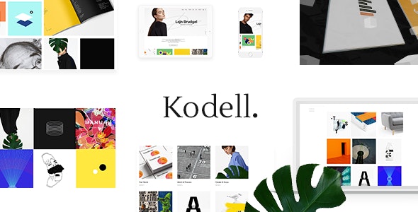 Graphic Design Portfolio WordPress Theme 9 - Kodell