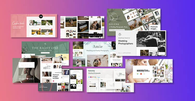 10 Best Wedding Photography WordPress Themes for Individual Photographers, Event Management Agencies, and Studio Businesses