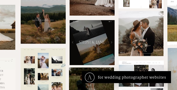 Artale - Wedding Photography WordPress for professional photographers and agencies