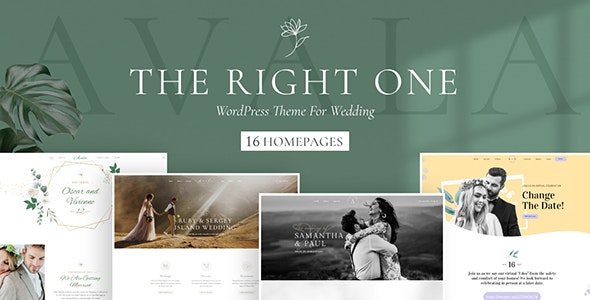 Avala - Wedding & Event Theme for professional photographers and agencies