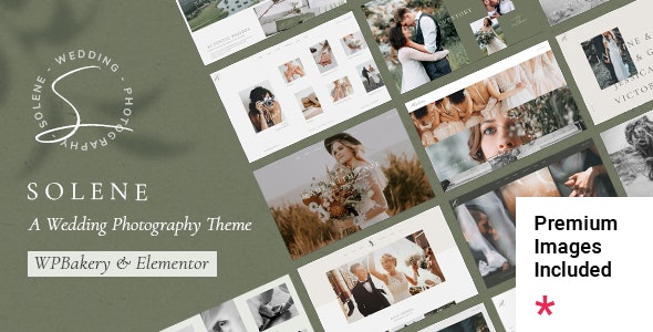 Solene - Wedding Photography Theme for professional photographers and agencies